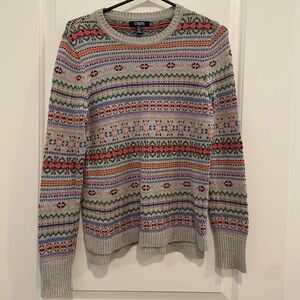 Chaps Multi-Colour Sweater - Small